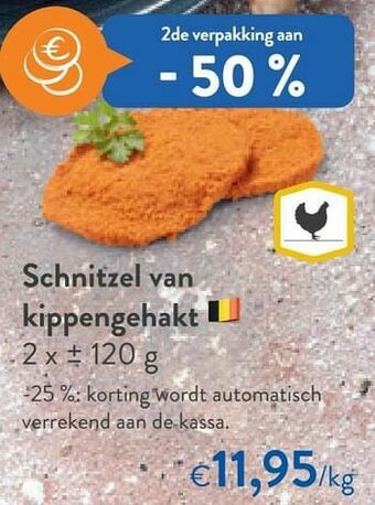 OKay Schnitzel van kippengehakt aanbieding