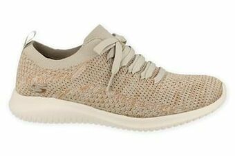 Berca Shoes Skechers Sneaker Laag Dames Vegan Machine Washable Air Cooled Memory Foam - Rosegold aanbieding