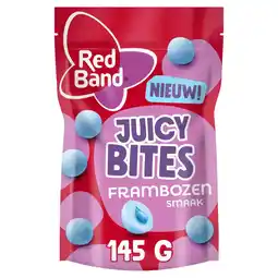 Albert Heijn Red Band Juicy bites frambozensmaak aanbieding