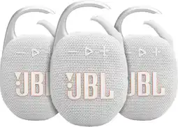 Coolblue JBL Clip 5 Wit 3-pack aanbieding