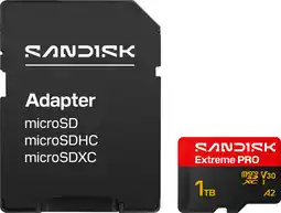 Coolblue SANDISK Extreme PRO microSDXC 1TB 170MB/s aanbieding