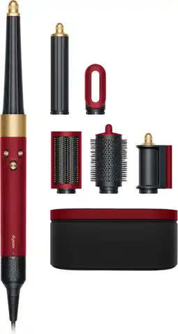 Coolblue Dyson Airwrap i.d. Straight + Wavy Red Velvet/Goud aanbieding