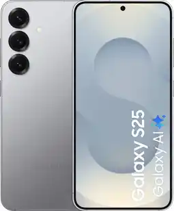 Coolblue Samsung Galaxy S25 256GB Zilver 5G aanbieding