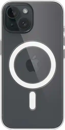 Coolblue Apple iPhone 15 Back Cover avec MagSafe Transparent aanbieding