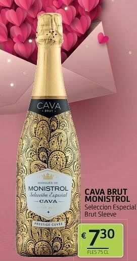BelBev Cava brut monistrol seleccion especial brut sleeve aanbieding