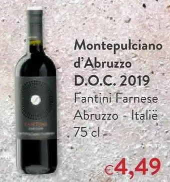 OKay Montepulciano d`abruzzo d.o.c. 2019 fantini farnese abruzzo - italië aanbieding