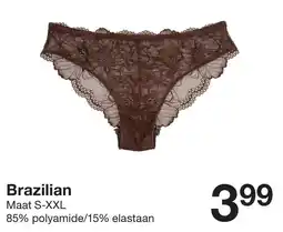 Zeeman Brazilian aanbieding