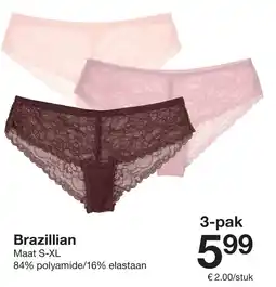 Zeeman Brazillian aanbieding