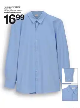 Zeeman Heren overhemd aanbieding