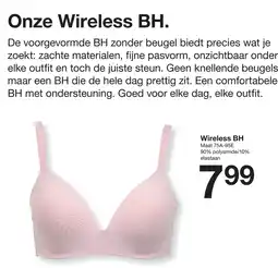 Zeeman Wireless bh aanbieding