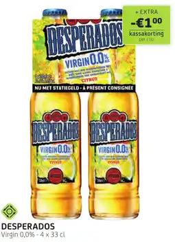 BelBev Desperados virgin 0.0% aanbieding