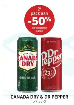 BelBev Canada dry & dr pepper aanbieding