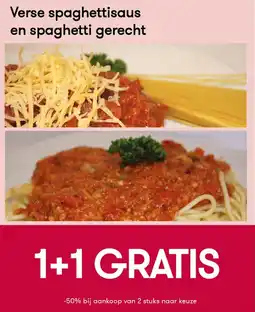 Peltri Verse spaghettisaus en spaghetti gerecht aanbieding