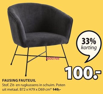 Jysk Fausing Fauteuil aanbieding