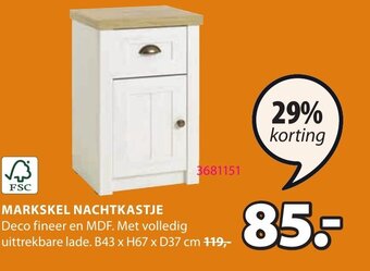 Markskel Nachtkastje