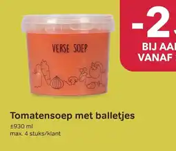 Bon Ap Tomatensoep met balletjes aanbieding