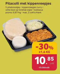 Bon Ap Pitacolli met kippenreepjjes aanbieding