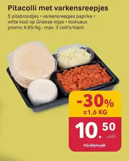 Bon Ap Pitacolli met varkenssreepjes aanbieding