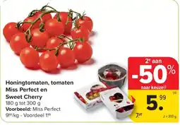 Carrefour Market Honingtomaten, tomaten aanbieding