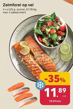 Bon Ap Zalmforel op vel aanbieding