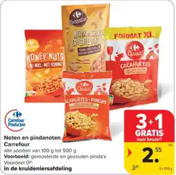 Carrefour Noten en pindanoten aanbieding
