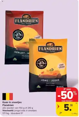 Carrefour Market Kaas in sneetjes Flandrien aanbieding