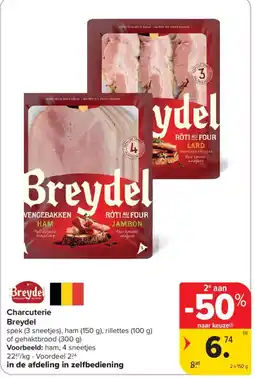 Carrefour Market Charcuterie Breydel aanbieding