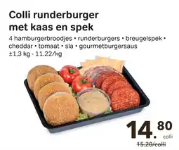 Bon Ap Colli runderburger met kaas en spek aanbieding