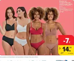Carrefour Behatop met voorgevormde cups zonder beugels Agathe aanbieding