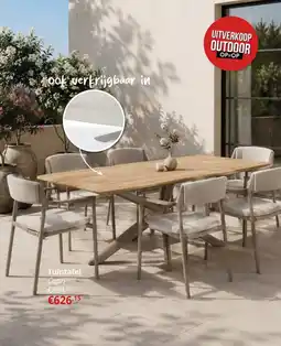 YGO Tuintafel Capri aanbieding