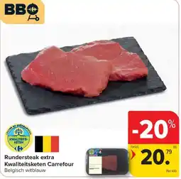 Carrefour Market Rundersteak extra aanbieding