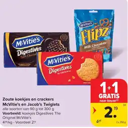 Carrefour Zoute koekjes en crackers aanbieding