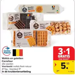 Carrefour Wafels en galetten Carrefour aanbieding