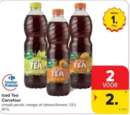 Carrefour Iced Tea Carrefour aanbieding