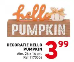 Trafic decoratie hello pumpkin aanbieding