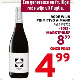 Trafic Rode wijn primitivo a-mano aanbieding