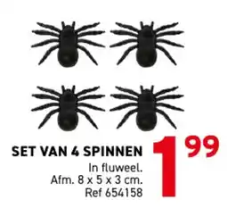 Trafic Set van 4 spinnen aanbieding