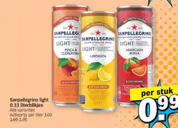 Albert Heijn Sanpellegrino light aanbieding
