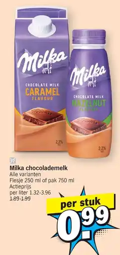 Albert Heijn Milka chocolademelk aanbieding