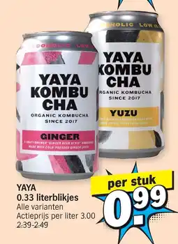 Albert Heijn Yaya kombucha aanbieding