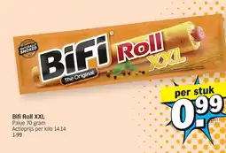 Albert Heijn Bifi roll xxl aanbieding