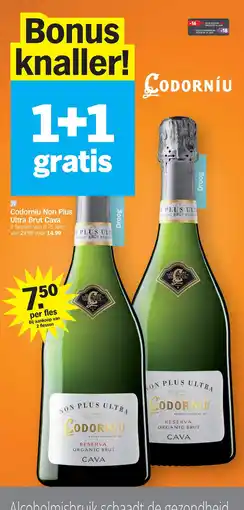 Albert Heijn Codorniu non plus ultra brut cava aanbieding