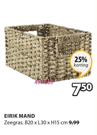 Jysk Eirik Mand aanbieding