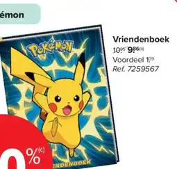 Carrefour Pokémon Vriendenboek aanbieding