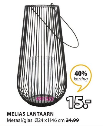 Jysk Melias Lantaarn aanbieding