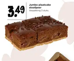 Jumbo Jumbo plaatcake stoofpeer aanbieding