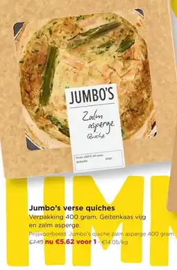 Jumbo Jumbo's verse quiches aanbieding