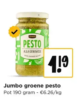 Jumbo Jumbo groene pesto aanbieding