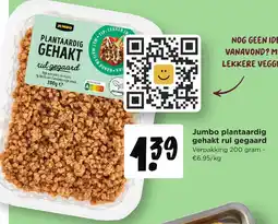 Jumbo Jumbo plantaardig gehakt rul gegaard aanbieding
