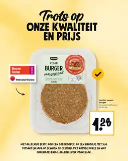 Jumbo Jumbo vegan burger aanbieding